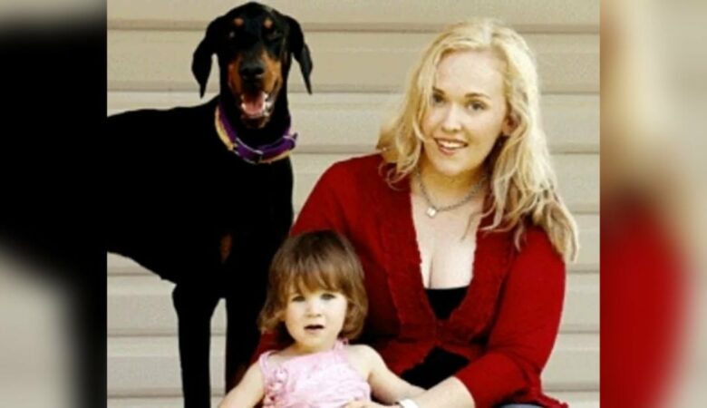 Familie adoptiert misshandelten Rettungshund, der eine Woche später ihrer Tochter das Leben rettet