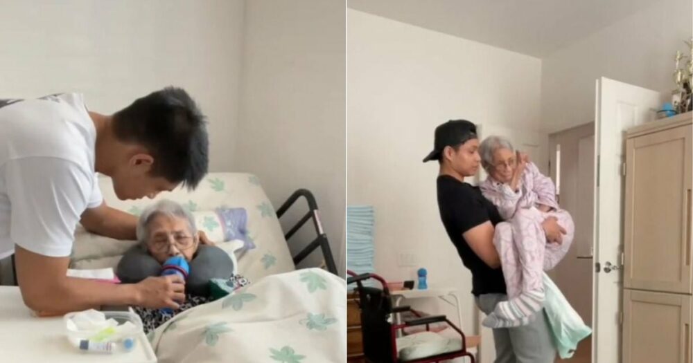 Enkel weigert sich, die Oma in ein Heim zu geben, und wird stattdessen ihr Vollzeitpfleger
